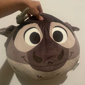Disney Frozen II Plush Pillow in Beige‎ and Gray